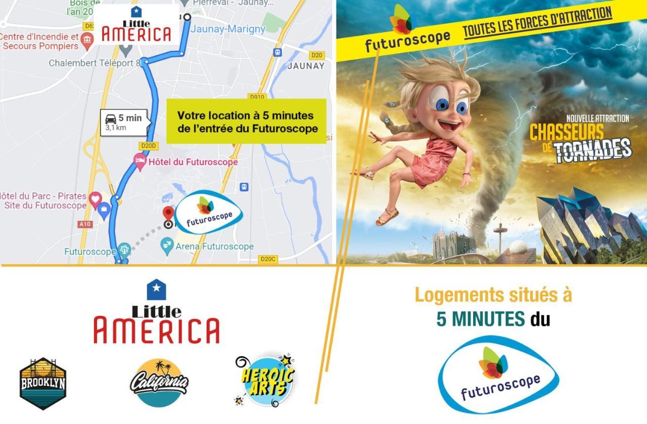 Little America - Appart Hotel 3Km Futuroscope Jaunay-Clan Esterno foto
