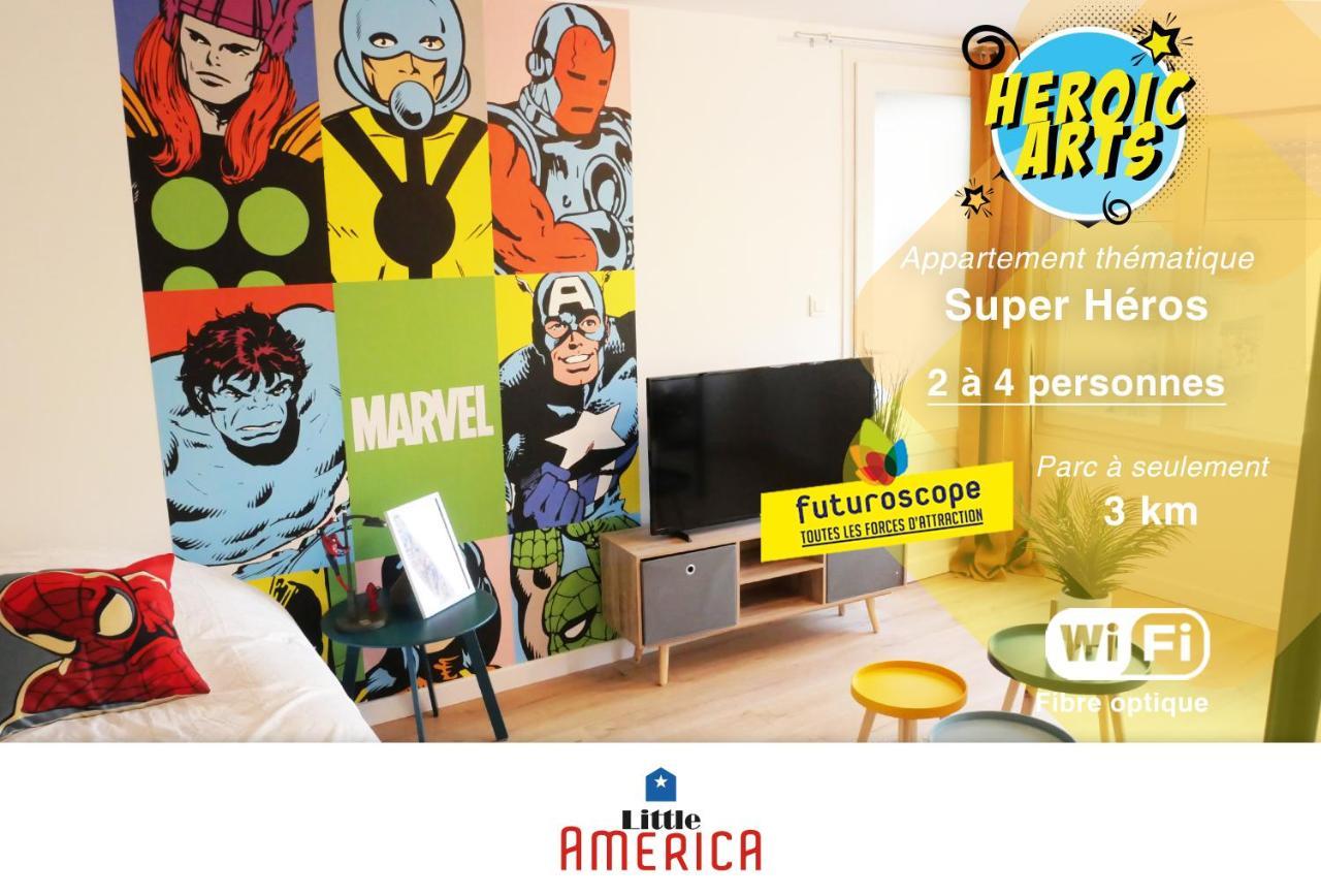 Little America - Appart Hotel 3Km Futuroscope Jaunay-Clan Esterno foto