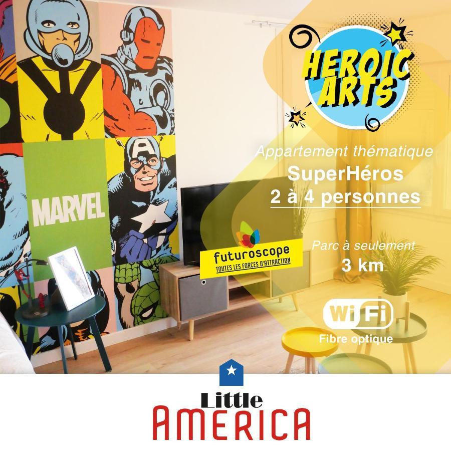 Little America - Appart Hotel 3Km Futuroscope Jaunay-Clan Esterno foto